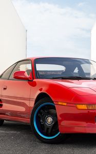 Превью обои toyota mr2, toyota, автомобиль, красный