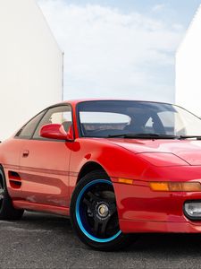 Превью обои toyota mr2, toyota, автомобиль, красный