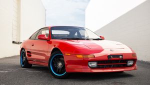 Превью обои toyota mr2, toyota, автомобиль, красный