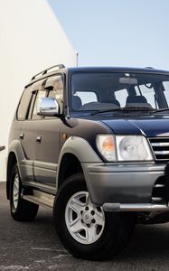 Превью обои toyota prado, toyota, автомобиль, черный