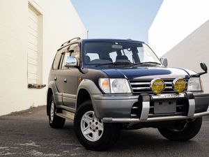 Превью обои toyota prado, toyota, автомобиль, черный