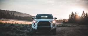 Превью обои toyota tacoma, toyota, пикап, вид спереди, грузовик