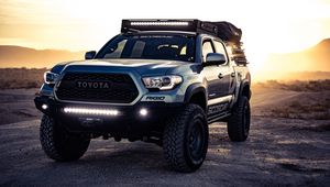 Превью обои toyota tacoma, toyota, внедорожник