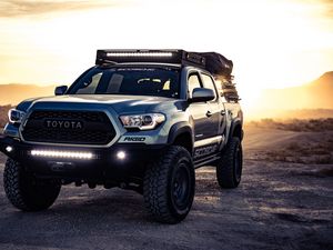 Превью обои toyota tacoma, toyota, внедорожник