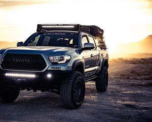 Превью обои toyota tacoma, toyota, внедорожник