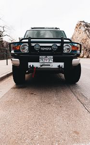 Превью обои toyota, внедорожник, вид спереди