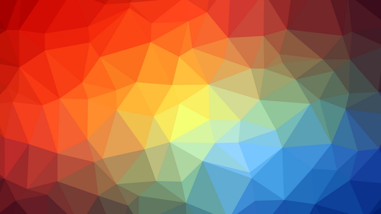 Обои треугольник, геометрический, разноцветный