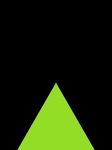 Превью обои треугольник, зеленый, минимализм, геометрия