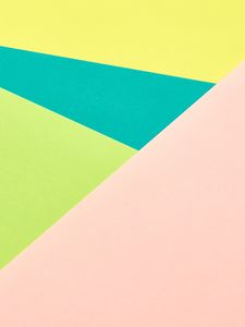 Превью обои треугольники, фигуры, фрагменты, разноцветный