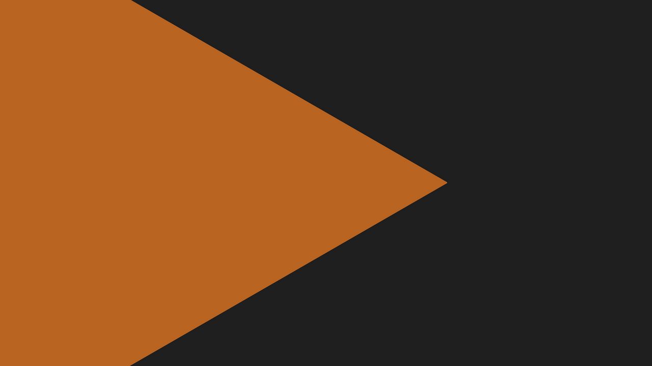 Обои треугольники, геометрия, минимализм, фигуры, оранжевый, черный