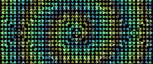 Превью обои треугольники, кубы, узоры, разноцветный, форма