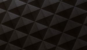 Превью обои треугольники, квадраты, черный, неровности, шероховатый