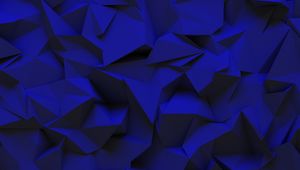 Превью обои треугольники, объем, фрагменты, 3d