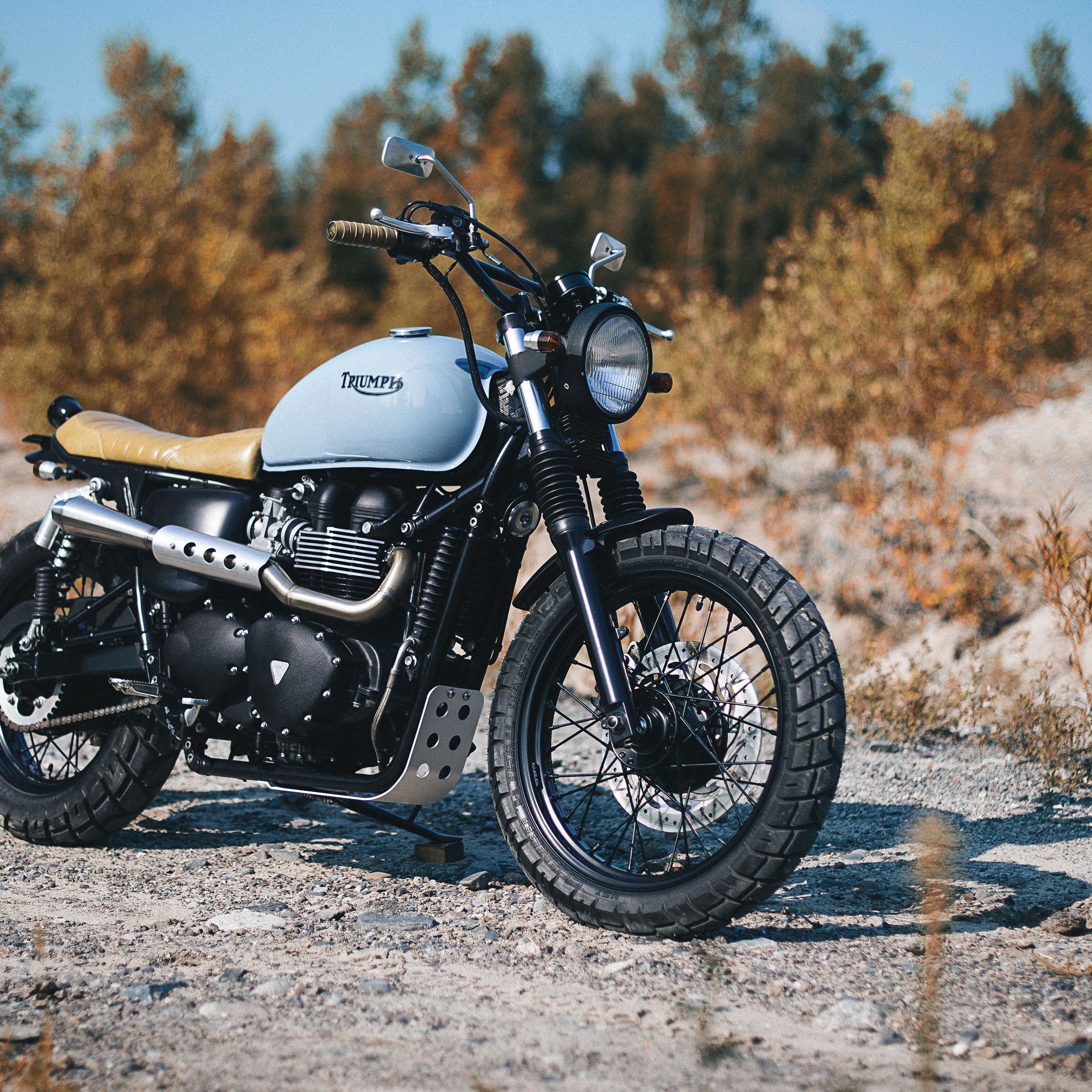 Мотоцикл Triumph Bonneville t120 обои