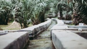 Превью обои тропа, парк, пальмы, тропики