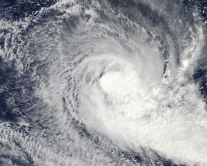 Превью обои циклон, вихрь, вид сверху