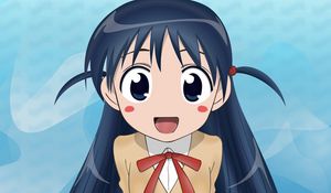 Превью обои tsukamoto tenma, school rumble, школьница, хвостики