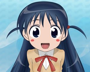 Превью обои tsukamoto tenma, school rumble, школьница, хвостики