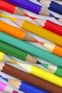Превью обои цветные карандаши, карандаши, стержень