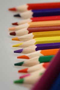 Превью обои цветные карандаши, набор, красочный, рисование