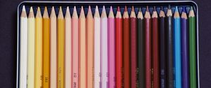 Превью обои цветные карандаши, набор, рисование