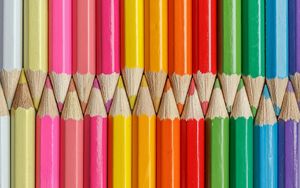 Превью обои цветные карандаши, набор, цвета, яркий