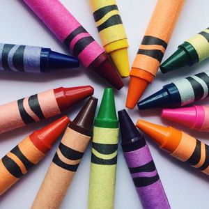 Превью обои цветные карандаши, восковые карандаши, разноцветный