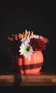 Превью обои цветы, ваза, букет, композиция