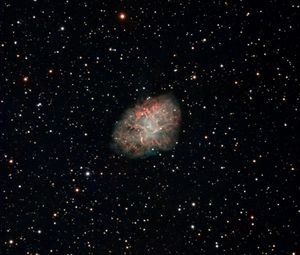 Превью обои туманность, блестки, звезды, сияние, космос, темный