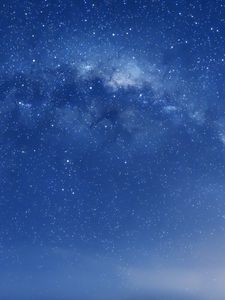 Превью обои туманность, космос, звезды, звездное небо