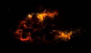 Превью обои туманность, облако, блики, свечение, абстракция
