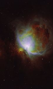 Превью обои туманность ориона, свечение, звезды, космос