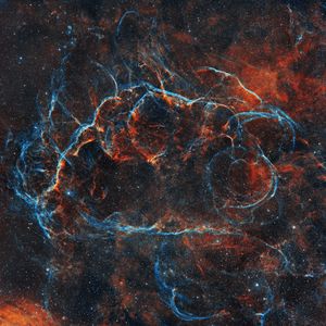 Превью обои туманность, свечение, звезды, галактика, космос