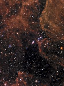 Превью обои туманность тарантул, звездное небо, галактика, sn 1987a