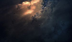 Превью обои туманность, звезды, космос, вселенная