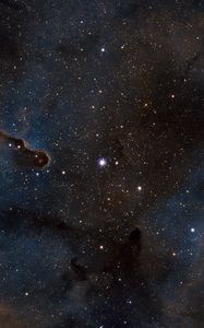 Превью обои туманность, звезды, космос