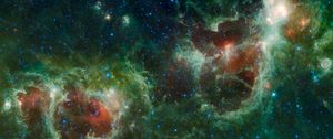 Превью обои туманность, звезды, скопление, космос, галактика, вселенная, астрономия