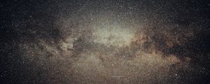 Превью обои туманность, звезды, звездное небо, космос, вселенная