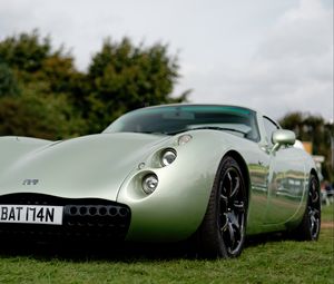 Превью обои tvr, автомобиль, зеленый