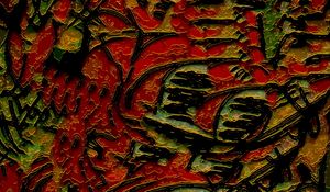 Превью обои узор, фигуры, блики, абстракция