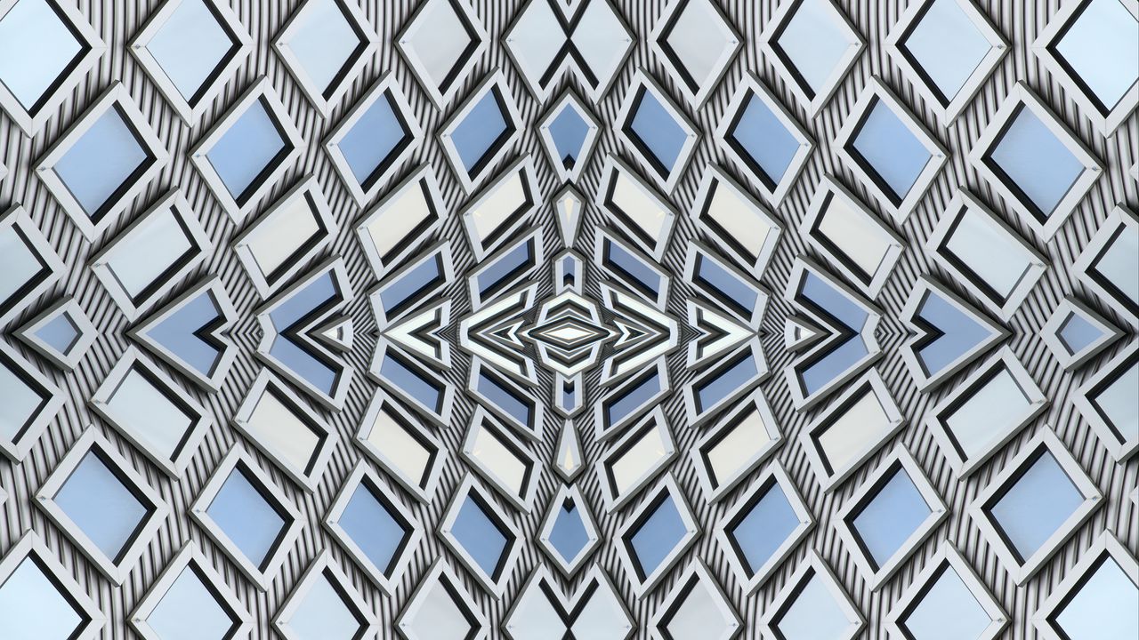 Обои узор, фон, синий, абстракция