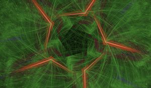 Превью обои узор, линии, пересечение, зеленый, фон, абстракция