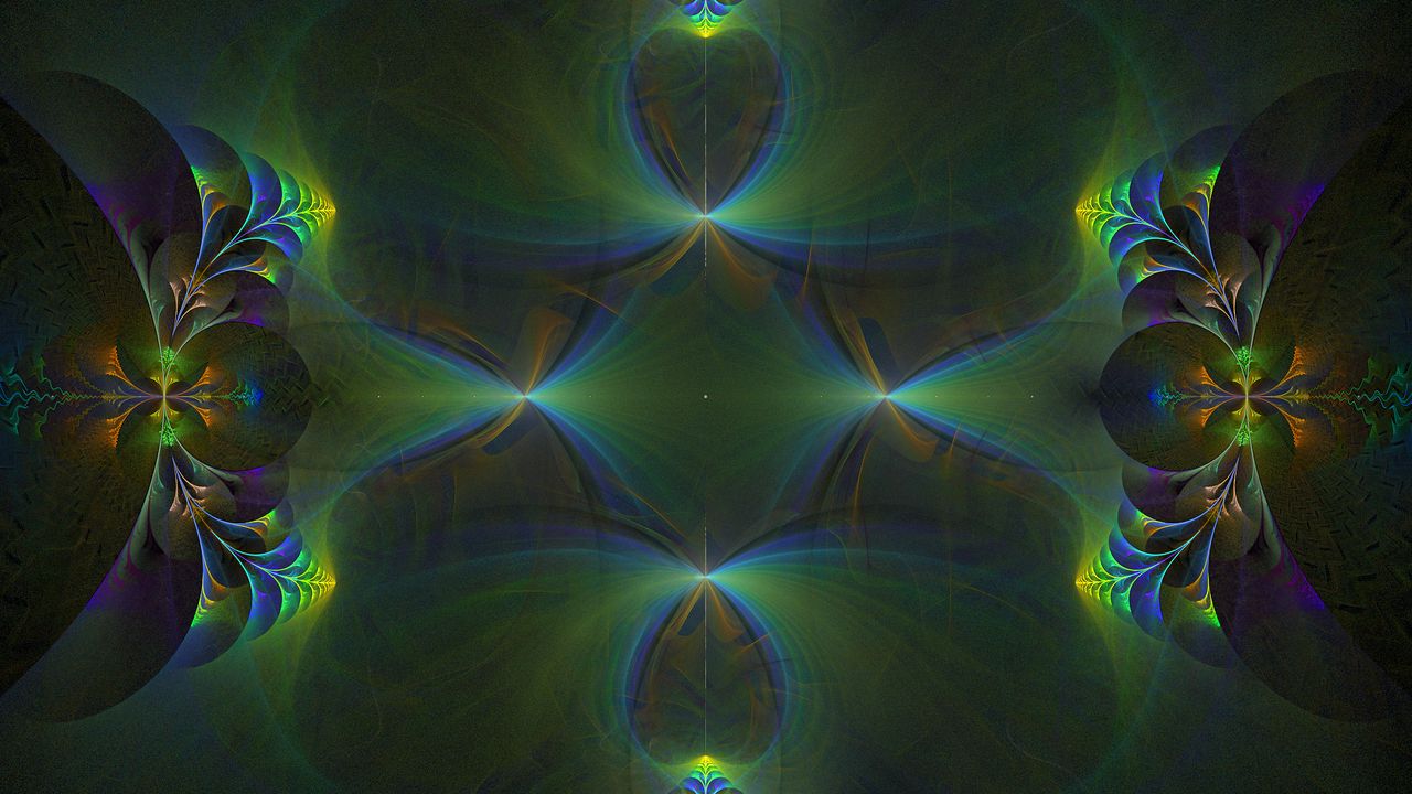 Обои узор, свечение, линии, абстракция, фон