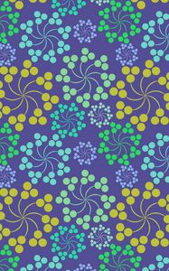 Превью обои узоры, круги, закрученный, разноцветный