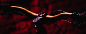 Превью обои велосипед, mtb, темный, красный