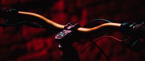 Превью обои велосипед, mtb, темный, красный