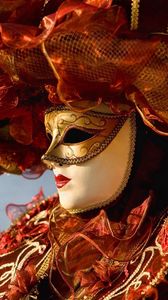 Превью обои венеция, карнавал, маска, наряд