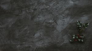 Превью обои ветка, листья, ягоды