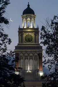 Превью обои vine street houses, колорадо, сша, архитектура, ночь, небо