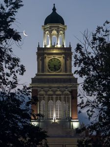 Превью обои vine street houses, колорадо, сша, архитектура, ночь, небо